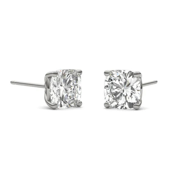 Cushion Hearts & Arrows Signature Basket Stud