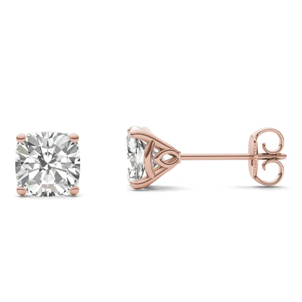 Cushion Hearts & Arrows Signature Martini Stud