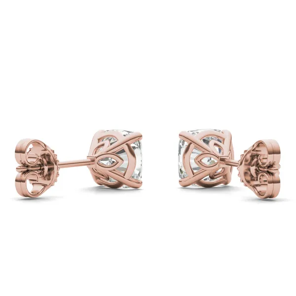 Cushion Hearts & Arrows Signature Martini Stud