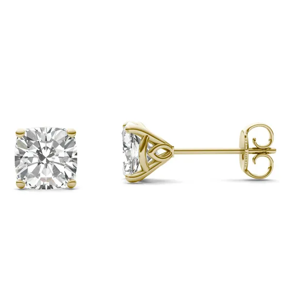 Cushion Hearts & Arrows Signature Martini Stud