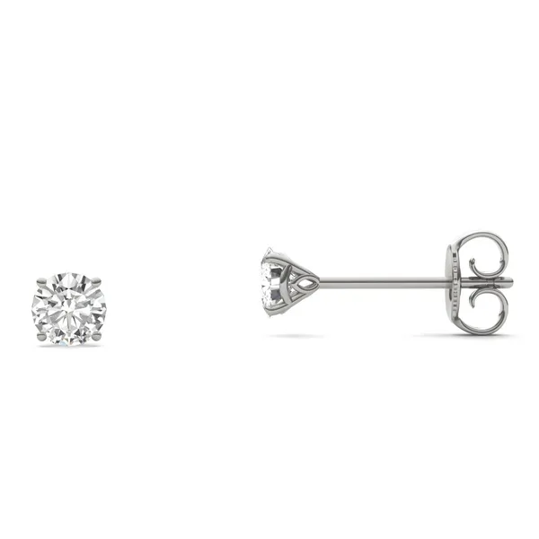 Round Hearts & Arrows Signature Martini Stud