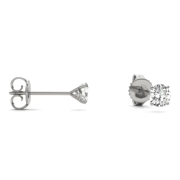 Round Hearts & Arrows Signature Martini Stud