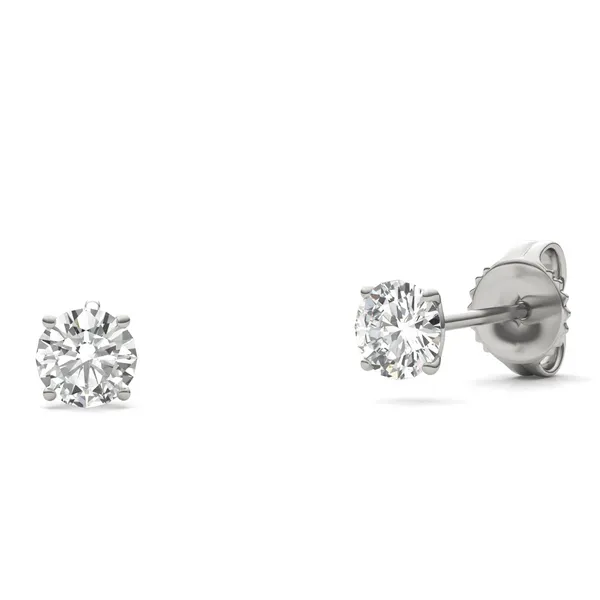 Round Hearts & Arrows Signature Martini Stud