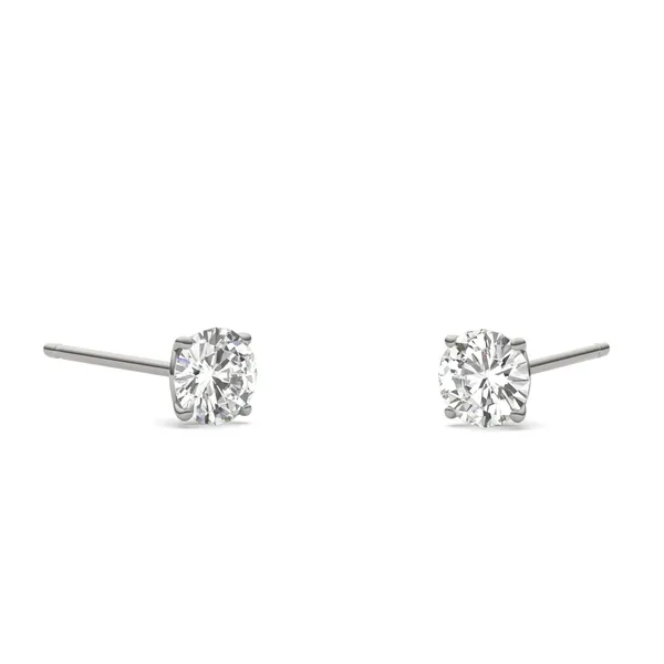 Round Hearts & Arrows Signature Martini Stud