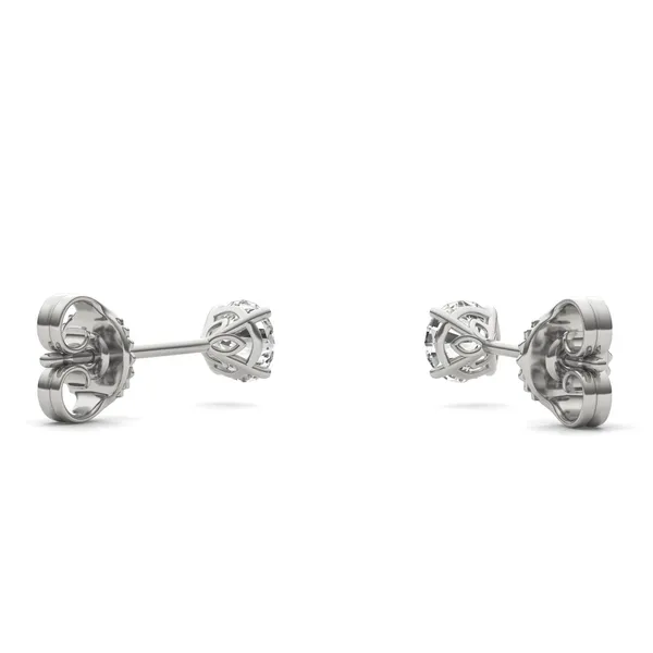 Round Hearts & Arrows Signature Martini Stud