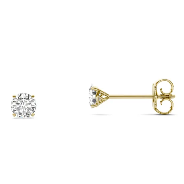 Round Hearts & Arrows Signature Martini Stud