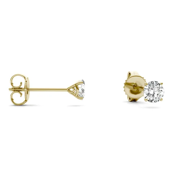Round Hearts & Arrows Signature Martini Stud
