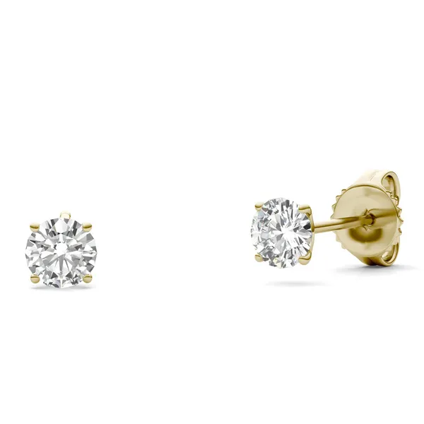 Round Hearts & Arrows Signature Martini Stud