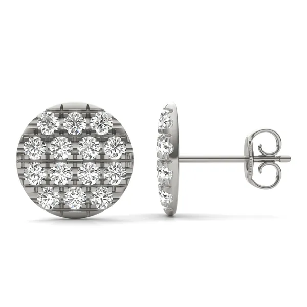 Pavé Circle Stud