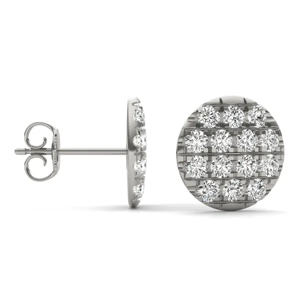Pavé Circle Stud