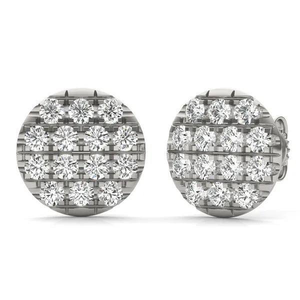 Pavé Circle Stud