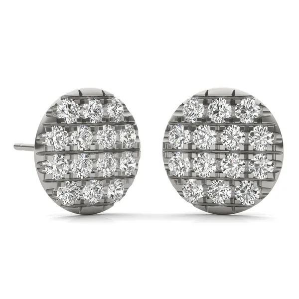 Pavé Circle Stud