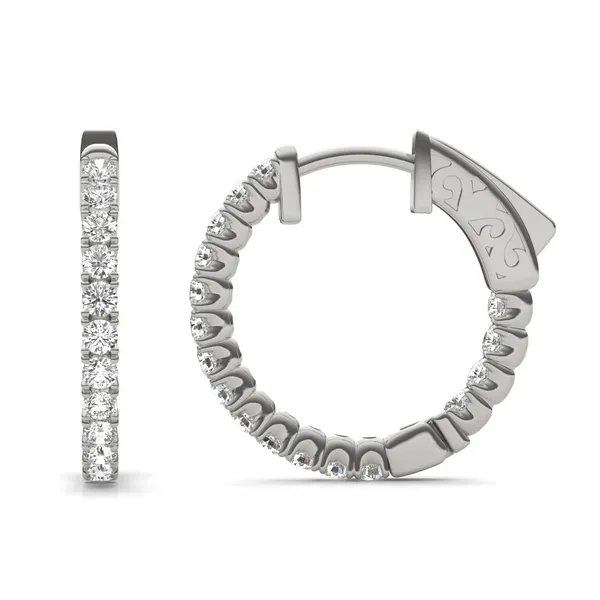 Inside Out Hoop Earrings (5/8 ct. tw.)