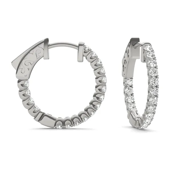 Inside Out Hoop Earrings (5/8 ct. tw.)