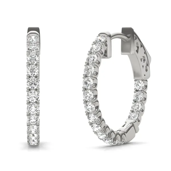 Inside Out Hoop Earrings (5/8 ct. tw.)