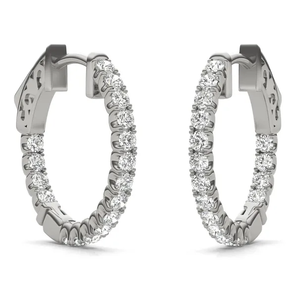 Inside Out Hoop Earrings (5/8 ct. tw.)