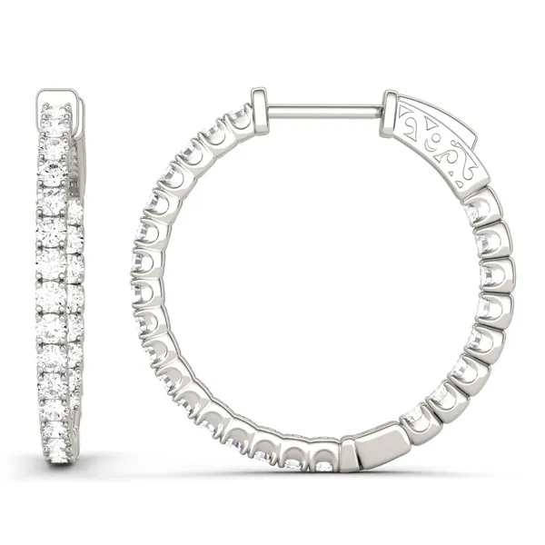 Inside Out Hoop Earrings (1 ct. tw. DEW)