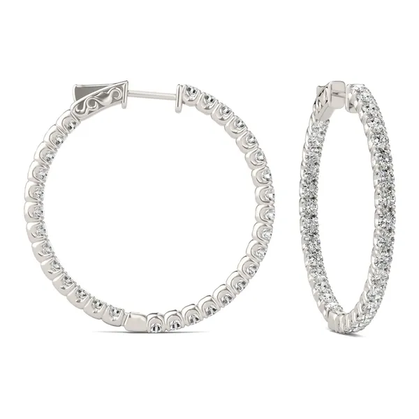 Inside Out Hoop Earrings (3 3/4 ct. tw. DEW)