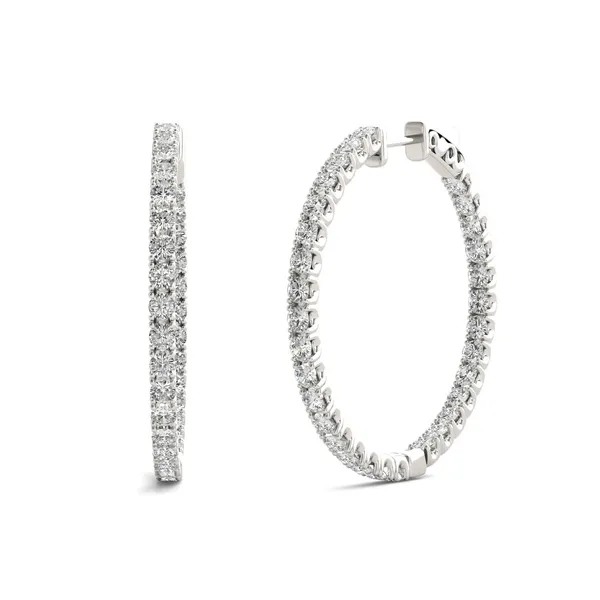Inside Out Hoop Earrings (3 3/4 ct. tw. DEW)