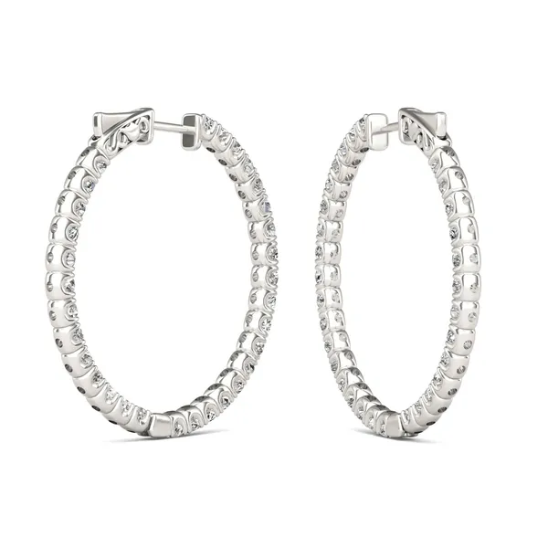 Inside Out Hoop Earrings (3 3/4 ct. tw. DEW)
