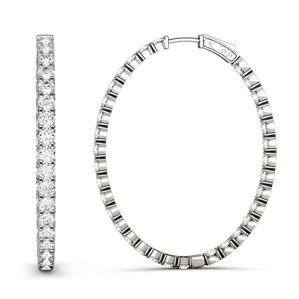 Ellipse Hoop Earrings