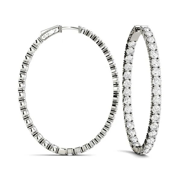 Ellipse Hoop Earrings