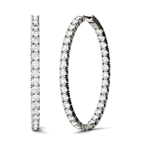 Ellipse Hoop Earrings