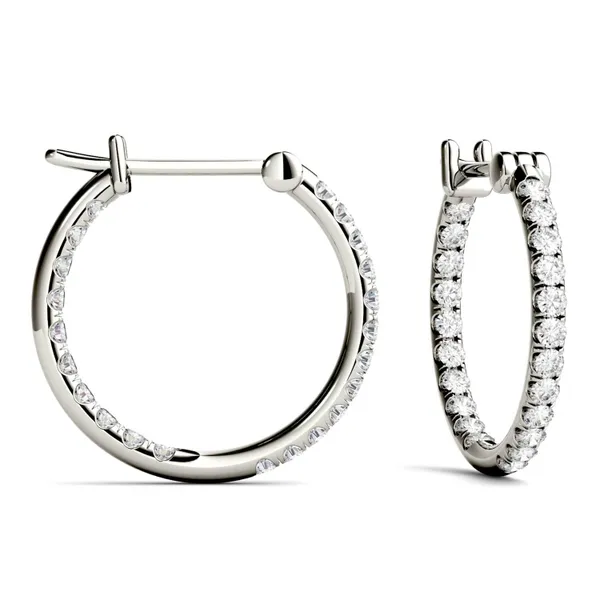 Inside Out French Set Hoop Earrings