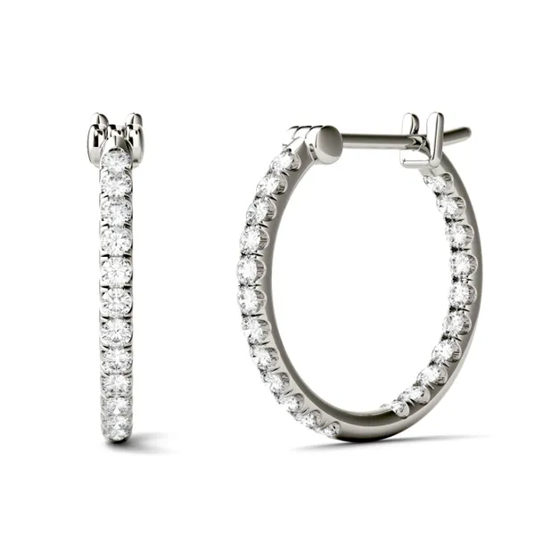 Inside Out French Set Hoop Earrings