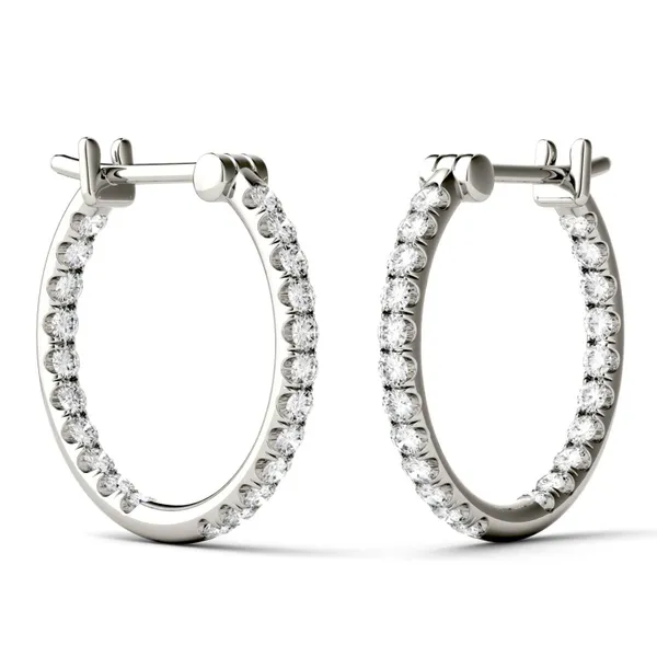 Inside Out French Set Hoop Earrings