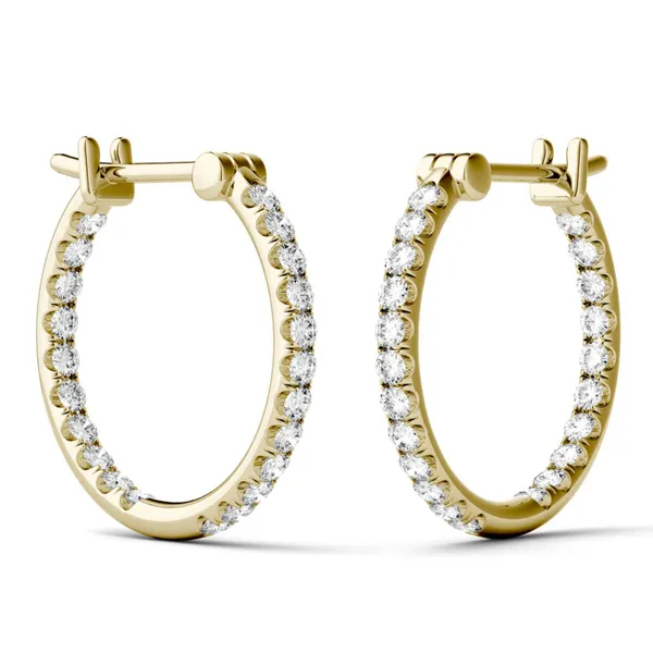 Inside Out French Set Hoop Earrings