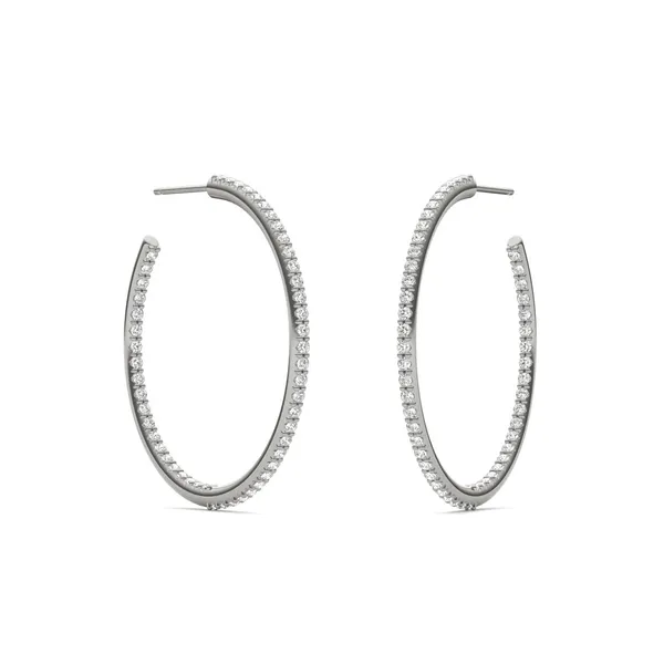 Airy Hoop Earrings (1 ct. tw.)