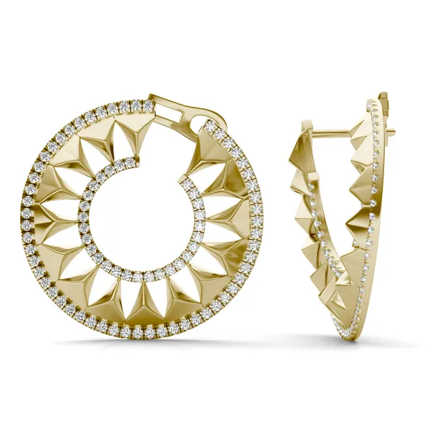 Duo Ouro Hoop Earrings