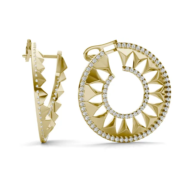 Duo Ouro Hoop Earrings