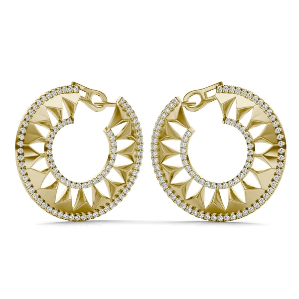 Duo Ouro Hoop Earrings