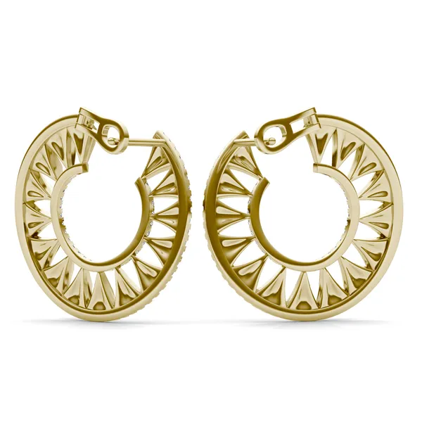 Duo Ouro Hoop Earrings
