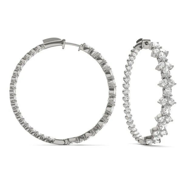 Couture Fawn Hoop Earrings