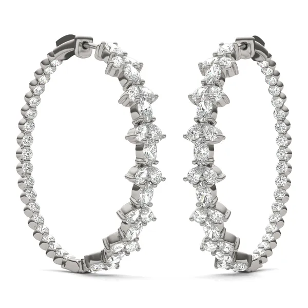 Couture Fawn Hoop Earrings