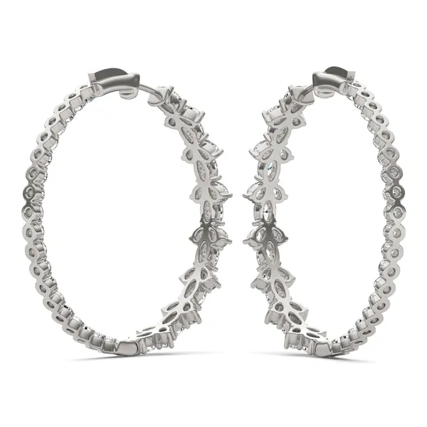 Couture Fawn Hoop Earrings