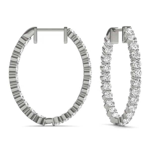 Eternity Hoop Earrings