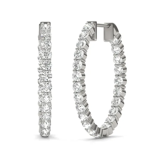 Eternity Hoop Earrings