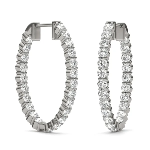 Eternity Hoop Earrings