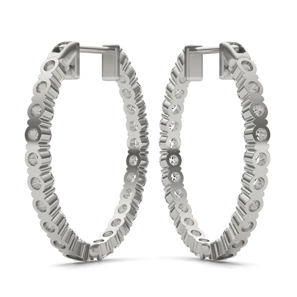 Eternity Hoop Earrings