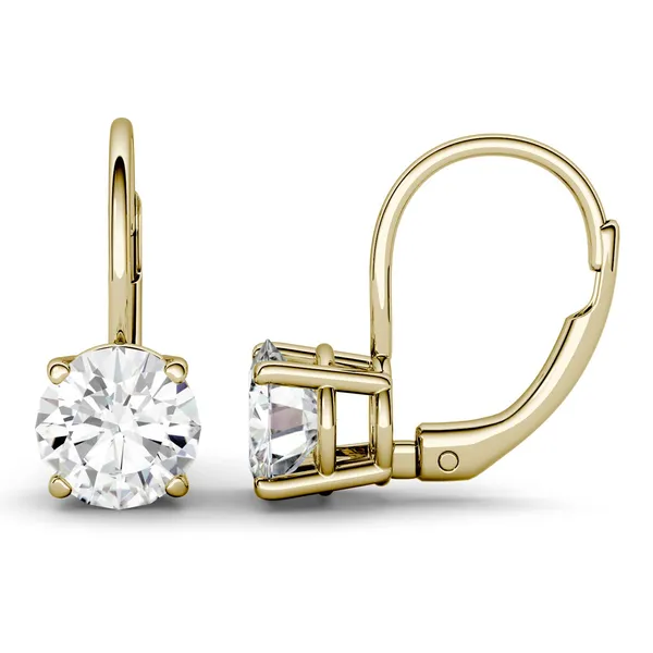 Round Brilliant Zoe Drop Earrings