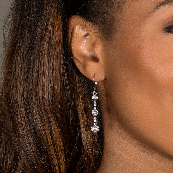 Triple Tier Drop Earrings