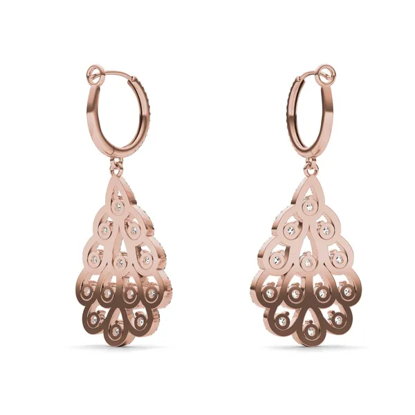 Pavone Drop Earrings
