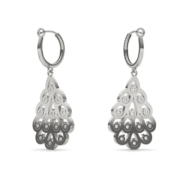 Pavone Drop Earrings