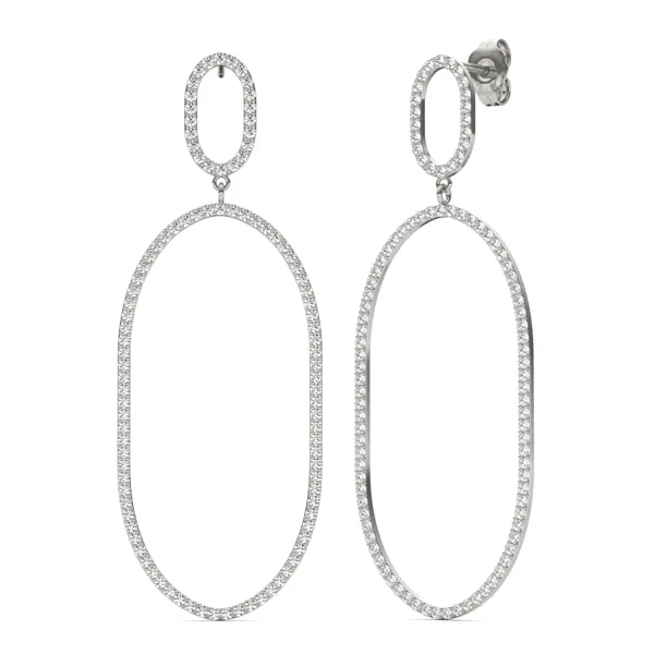 Ellipse Aria Drop Earrings