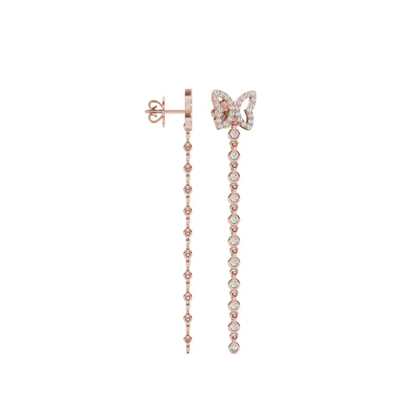 Butterfly Drop Earrings