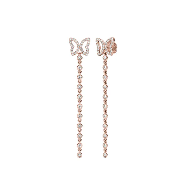 Butterfly Drop Earrings